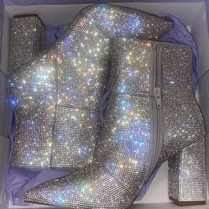 Sparkly booties